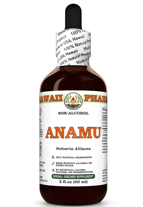 Anamu Alcohol-FREE / Анаму без спирта Hawaii Pharm магазин Glossary 