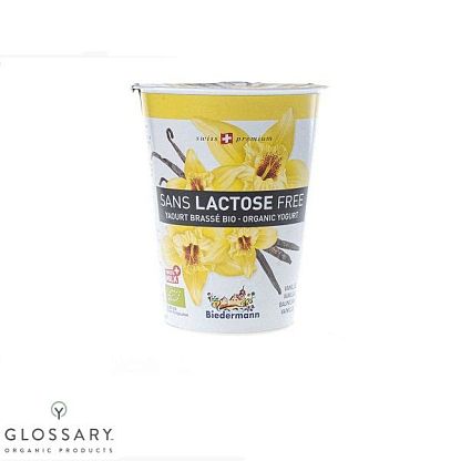 Йогурт с ванилью безлактозный Biedermann,  магазин Glossary 