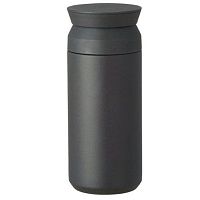Термокружка черная Travel Tumbler Kinto магазин Glossary 