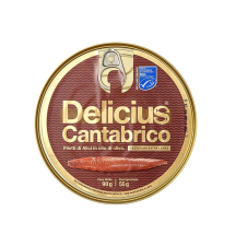 Рыбные консервы "Филе кантабрийского анчоуса в оливковом масле MSC" Delicius,  магазин Glossary 