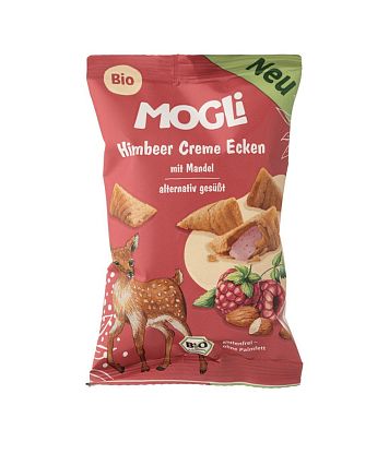 Снеки "Малина и миндаль" (с 3 лет) Mogli,  магазин Glossary 
