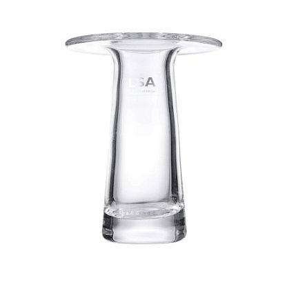 Ваза стеклянная прозрачная 15см Victoria, LSA international магазин Glossary 