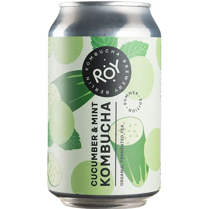 Комбуча Огурец & Мята органическая, ROY Kombucha магазин Glossary 