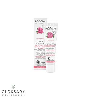 БИО-Крем для Активное увлажнение для сухой кожи Роза Logona магазин Glossary 