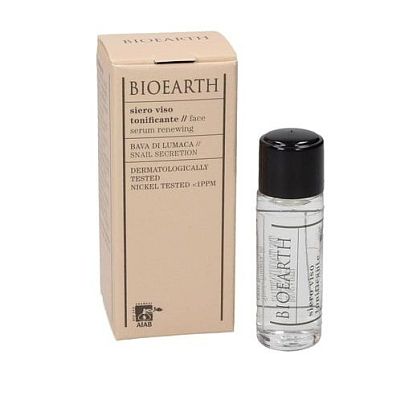 M&S Face Serum Tonifying - Snail Extract Сыворотка регенирующая с тонизирующим эффектом для обезвоженной и тусклой кожи Bioearth,  магазин Glossary 