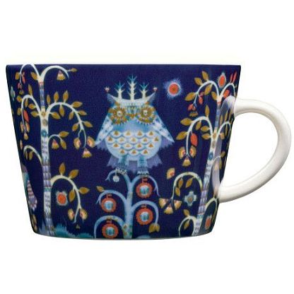 Чашка синяя с рисунком Taika, Iittala магазин Glossary 