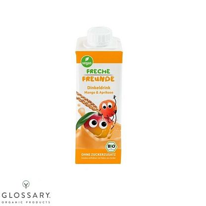 Напиток спельтовый органический с Манго и Абрикосом Freche Freunde,  магазин Glossary 