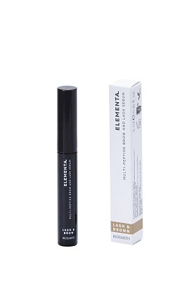 Elementa_ MULTI-PEPTIDE BROW AND LASH SERUM Сыворотка мультипептидная для возрастов и бровей Bioearth,  магазин Glossary 