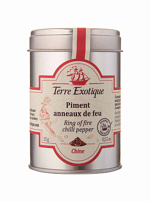 Перец Чили - жгучие кольца, сковил 5/10 (Китай) Terre Exotique,  магазин Glossary 