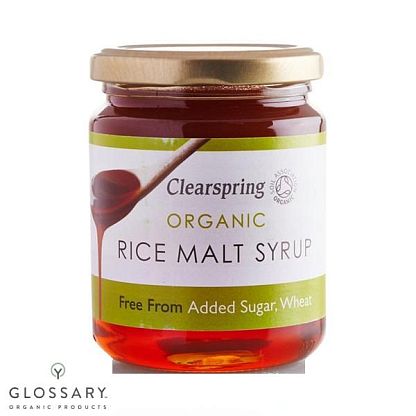 Сироп из риса и ячменного солода органический Clearspring,  магазин Glossary 