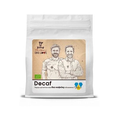 Кофе органический жареный в зернах Decaf Экород,  магазин Glossary 