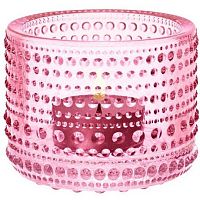 Подсвечник светло-розовый Kastehelmi, Iittala магазин Glossary 