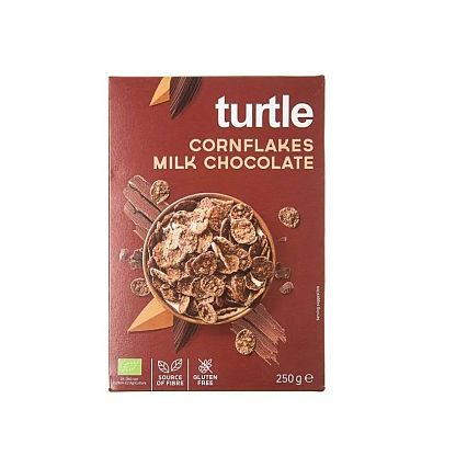 Хлопья кукурузные в молочном шоколаде без глютена органические, Turtle магазин Glossary 