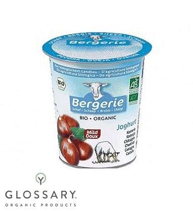 Йогурт Каштановый из овечьего молока органический Bergerie,  магазин Glossary 