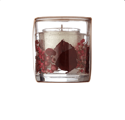 Свеча ароматизированная из ботанического воска "Огонь" Elements, Stoneglow магазин Glossary 