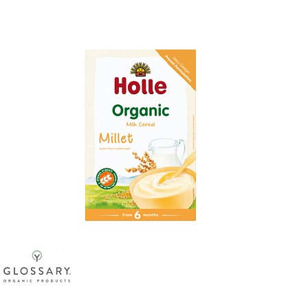 Молочная каша Holle Злаковая с пшеном органическая с 6 месяцев магазин Glossary 