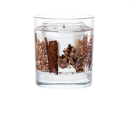 Свеча ароматизированная из ботанического воска Дерево Elements, Stoneglow магазин Glossary 