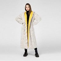 Yellow шуба из конопляного меха длинная (one size) DevoHome,  магазин Glossary 
