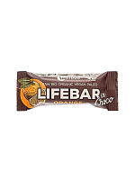 Батончик Апельсин в шоколаде органический Lifebar InChoco Lifefood магазин Glossary 