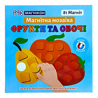 Магнитные пазлы МАГНИКОН, Фрукты и овощи магазин Glossary 