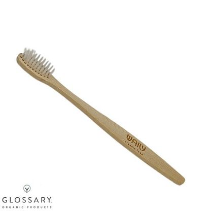 Бамбуковая зубная щетка белая Waily,  магазин Glossary 