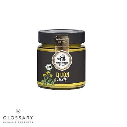 Горчица Дижонская острая органическая Münchner Kind'l / магазин Glossary 