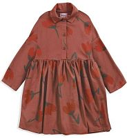 Big Flowers woven buttoned dress, Bobo Choses магазин Glossary 