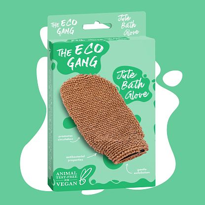 Перчатка натуральная душевая для тела, The Eco Gang магазин Glossary 
