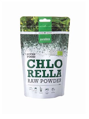 Порошок из хлореллы органический Purasana,  магазин Glossary 