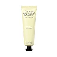 Солнцезащитный увлажняющий крем с экстрактом центеллы азиатской Centella, One Thing магазин Glossary 
