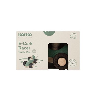 Машинка "E-Cork Racer" зеленая (с 18 месяцев), Korko магазин Glossary 