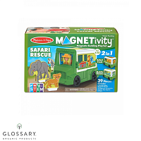 Магнитный строительный игровой набор Сафари - спасательная машина магазин Glossary 