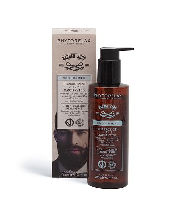 Гель для умывания для лица и бороды 2в1 MEN`S GROOMING Phytorelax магазин Glossary 