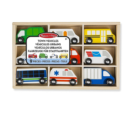 Набор деревянных автомобилей Melissa&Doug магазин Glossary 
