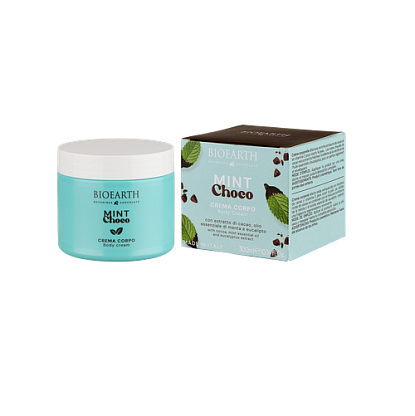 Botanique Chocolate Mint Choco Body Cream/Крем для тела Мята и шоколад Bioearth, магазин Glossary 