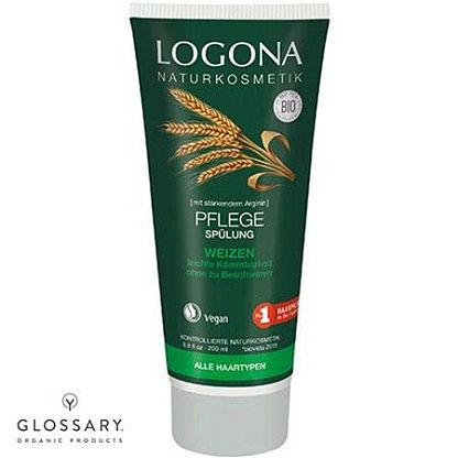 БИО-Кондиционер для волос Ежедневное питание с протеинами Пшеницы Logona магазин Glossary 
