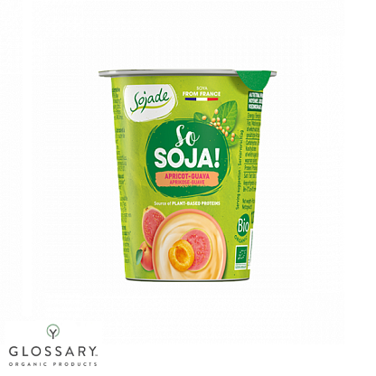 Йогурт соевый Абрикос Гуава органический  магазин Glossary 