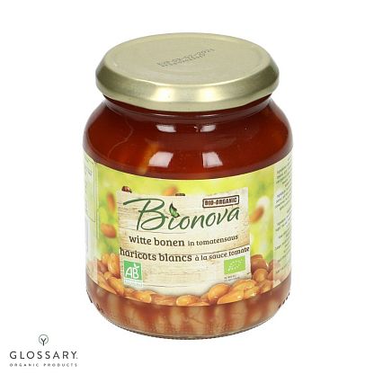 Фасоль в томатном соусе Bionova магазин Glossary 