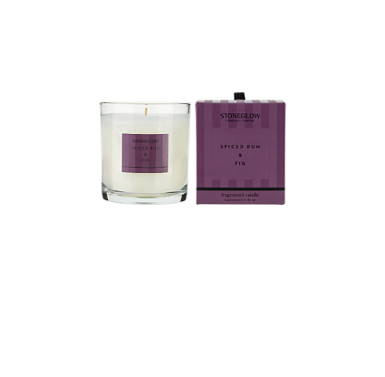 Свеча ароматизированная "Пряный ром и инжир" Modern Classics, Stoneglow магазин Glossary 