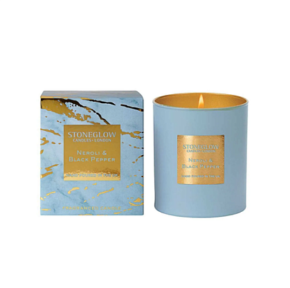 Свеча ароматизированная "Neroli & Black Pepper" (тумблер) Luna, Stoneglow магазин Glossary 