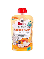 Пюре "Banana-Lama" с бананом, яблоком, манго и абрикосом органическое (с 6 месяцев), Holle магазин Glossary 