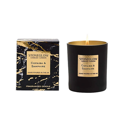 Свеча ароматизированная "Copaiba & Samphire" (тумблер) Luna, Stoneglow магазин Glossary 