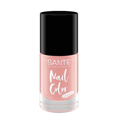 VEGAN-Лак для ногтей Nail Color 03 Perfect Peach/Coral Nude Sante,  магазин Glossary 