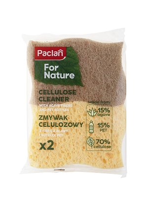 Набор губок для кухни из целлюлозы и агавы (2шт в пак) PFN, Paclan магазин Glossary 