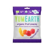 Конфеты жевательные клубника, вишня, персик, банан YumEarth,  магазин Glossary 