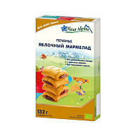 Печенье органическое Яблочный Мармелад (с 3 лет) Fleur Alpine,  магазин Glossary 