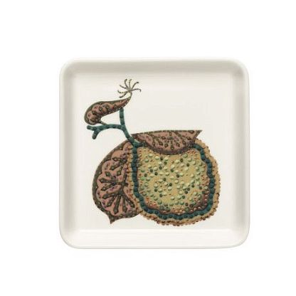 Тарелка квадратная с рисунком Сато Sato, Iittala магазин Glossary 