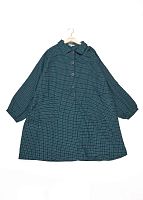 Тканое платье в сине-зеленую клеточку Caramel, магазин Glossary 