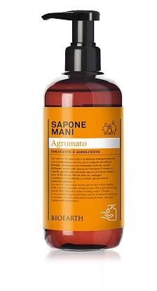 Family Hand Liquid Soap - Orange Мыло жидкое увлажняющее и смягчающее Bioearth,  магазин Glossary 