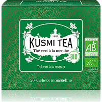 Чай зеленый Мята органическая пакет. Kusmi Tea,  магазин Glossary 